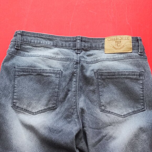 Cherokee jeans distressed grey men's size 28 - Picture 4 of 9